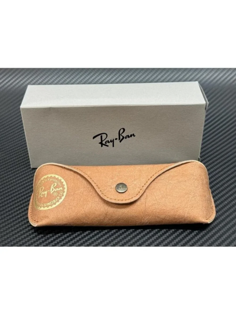 New Ray-Ban Men Pale Gold Sunglasses 54-16-145